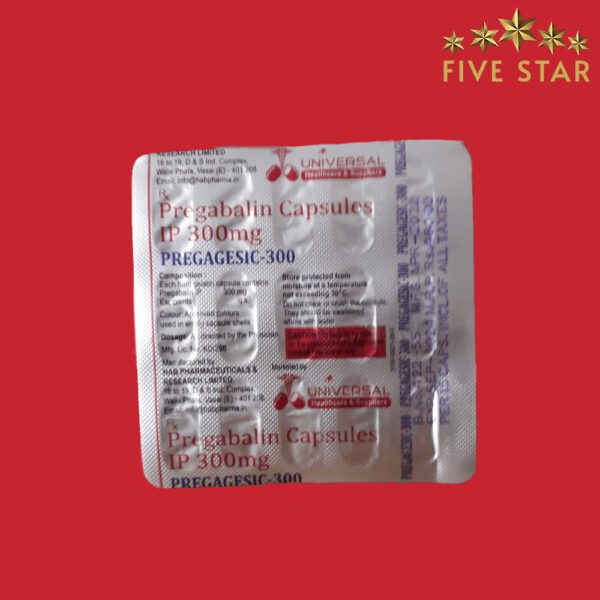 Pharma Grade Pregabalin 15 x 300mg